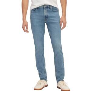 Everlane Organic Cotton Slim Fit Jeans Faded Blue Sky Medium Wash Zip Fly 29x28